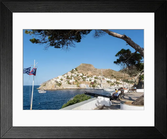 Framed Print : Harbour of Hydra Town, Hydra (Ydra), Saronic Islands, Greece Framed Print : Harbour of Hydra Town, Hydra (Ydra), Saronic Islands, Greece