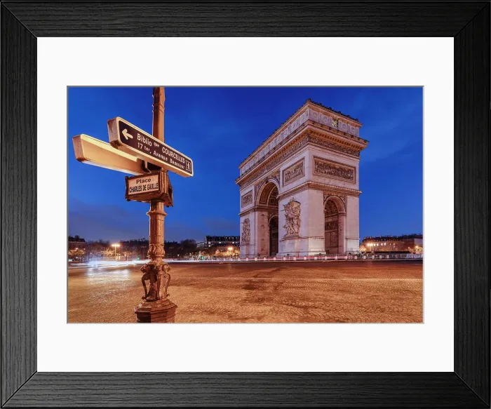 Framed Print : Arc de Triomphe at Place Charles de Gaulle, Paris, Ile de France, France Framed Print : Arc de Triomphe at Place Charles de Gaulle, Paris, Ile de France, France