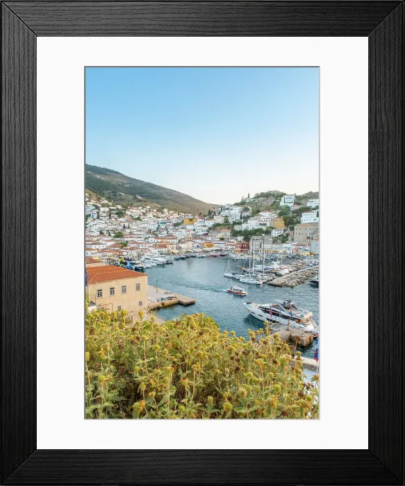 Framed Print : Harbour of Hydra Town, Hydra (Ydra), Saronic Islands, Greece Framed Print : Harbour of Hydra Town, Hydra (Ydra), Saronic Islands, Greece