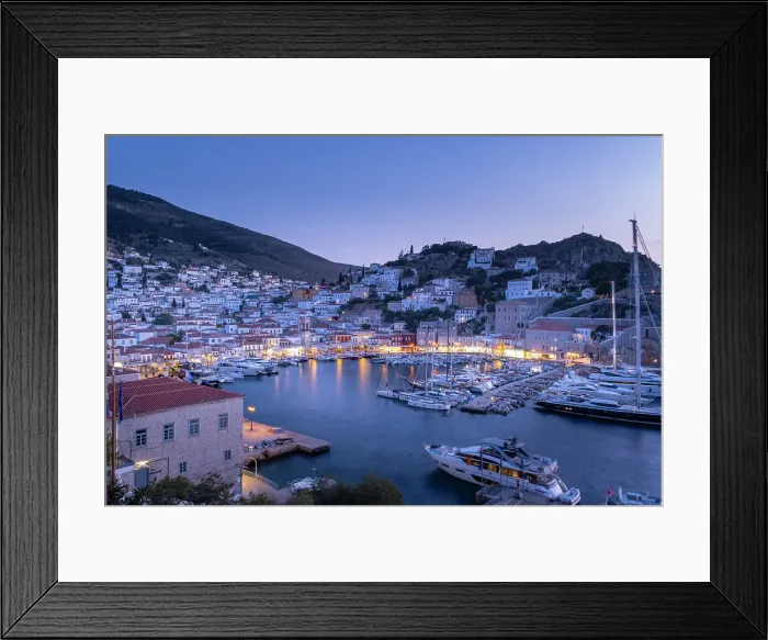 Framed Print : Harbour of Hydra Town, Hydra (Ydra), Saronic Islands, Greece Framed Print : Harbour of Hydra Town, Hydra (Ydra), Saronic Islands, Greece