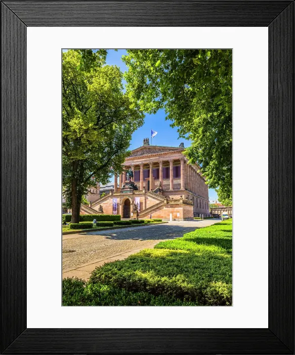 Framed Print : Old National Gallery, Museum Island, Berlin, Germany, Europe