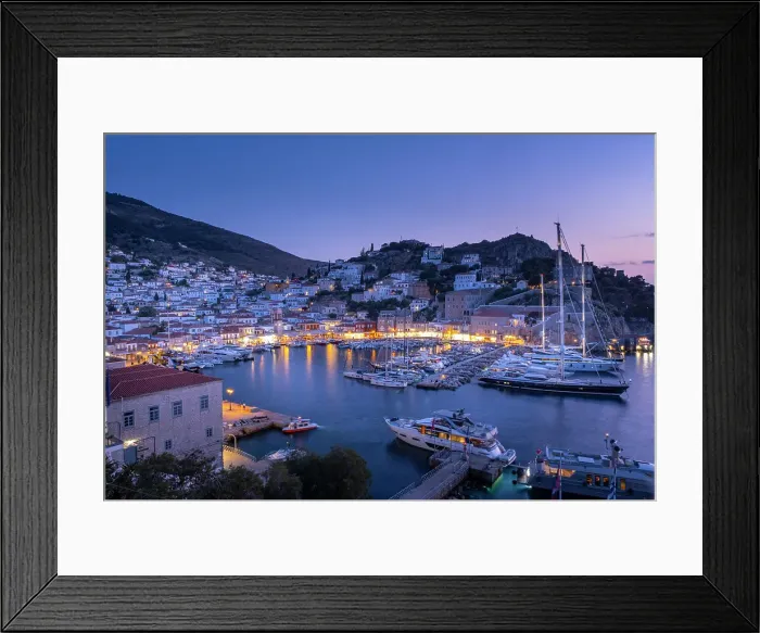 Framed Print : Harbour of Hydra Town, Hydra (Ydra), Saronic Islands, Greece Framed Print : Harbour of Hydra Town, Hydra (Ydra), Saronic Islands, Greece