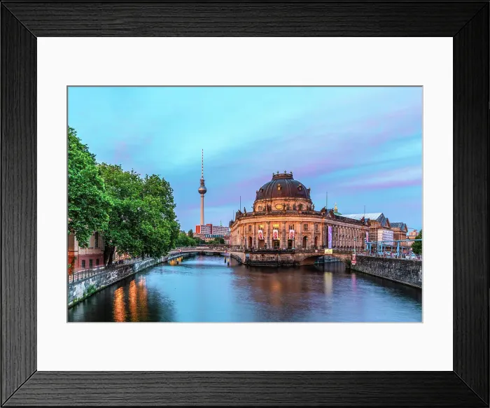Framed Print : Bode Museum on the River Spree in Berlin, Germany, Europe Framed Print : Bode Museum on the River Spree in Berlin, Germany, Europe