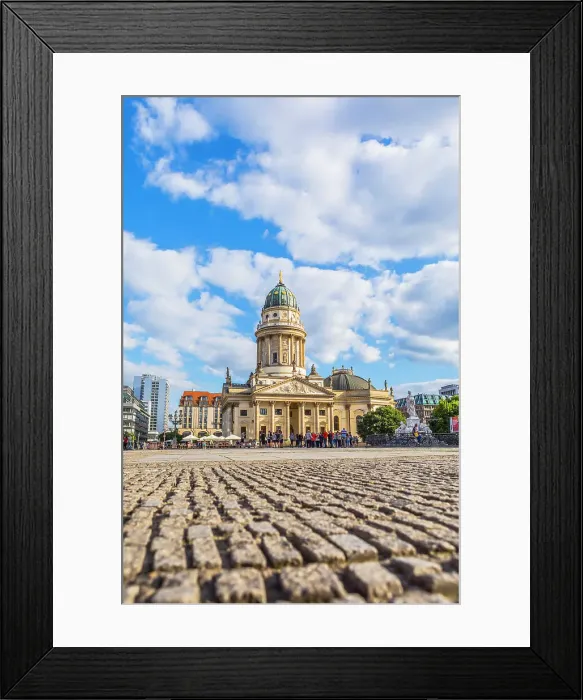 Framed Print : Deutscher Dom in Gendarmenmarkt, Berlin, Germany, Europe Framed Print : Deutscher Dom in Gendarmenmarkt, Berlin, Germany, Europe