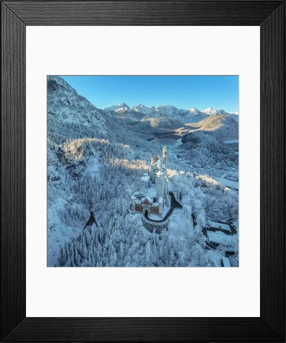 Framed Print : Neuschwanstein castle, Schwangau, Fussen, Swabia, Bavarian Alps, Bavaria, Germany Framed Print : Neuschwanstein castle, Schwangau, Fussen, Swabia, Bavarian Alps, Bavaria, Germany
