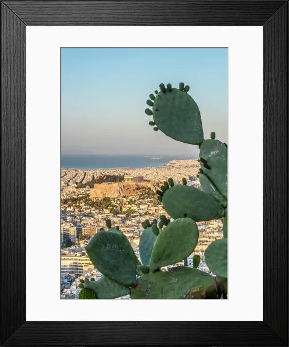 Framed Print : Parthenon on the Acroplis viewed from Lycabettus Hill, Athens, Greece