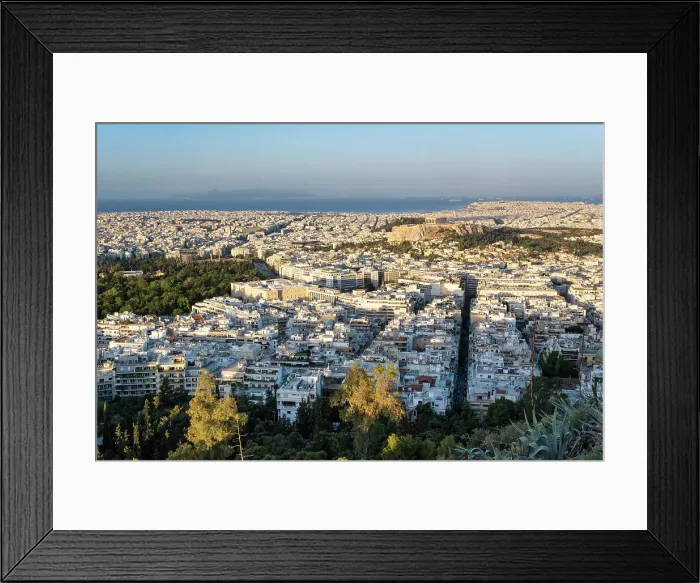 Framed Print : Parthenon on the Acroplis viewed from Lycabettus Hill, Athens, Greece Framed Print : Parthenon on the Acroplis viewed from Lycabettus Hill, Athens, Greece