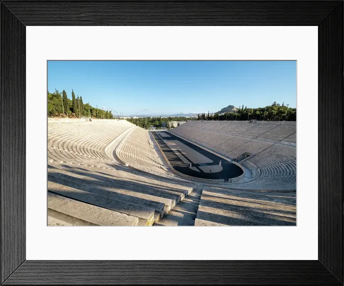 Framed Print : Panathenaic Stadium (site of the first modern day Olympic games in 1896) Athens, Greece Framed Print : Panathenaic Stadium (site of the first modern day Olympic games in 1896) Athens, Greece
