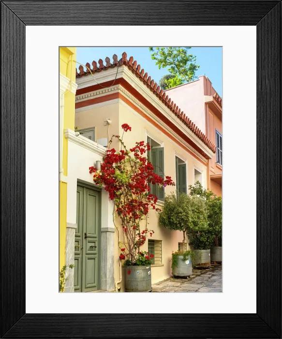 Framed Print : Streets of Plaka, Athens, Greece Framed Print : Streets of Plaka, Athens, Greece