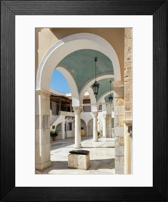 Framed Print : Orthodox Cathedral Church, Hydra Town, Hydra (Ydra) Island, Saronic Islands, Greece Framed Print : Orthodox Cathedral Church, Hydra Town, Hydra (Ydra) Island, Saronic Islands, Greece
