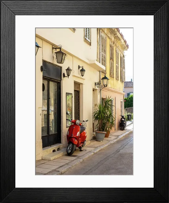 Framed Print : Streets of Plaka, Athens, Greece Framed Print : Streets of Plaka, Athens, Greece