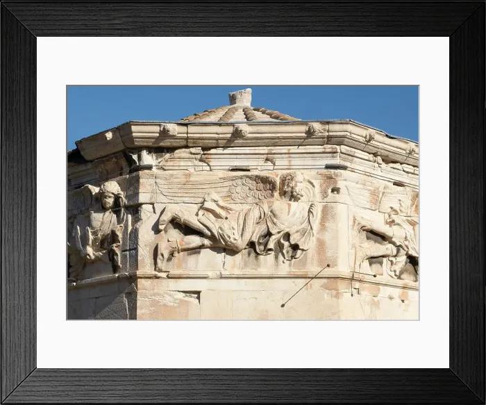 Framed Print : Horologion of Andronikos Cyrrhestes (Tower of the Winds), Roman Forum of Athens, Athens, Greece Framed Print : Horologion of Andronikos Cyrrhestes (Tower of the Winds), Roman Forum of Athens, Athens, Greece