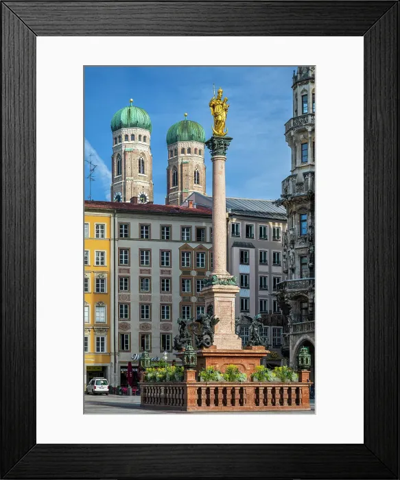 Framed Print : Marienplatz and Frauenkirche church, Munich, Bavaria, Germany Framed Print : Marienplatz and Frauenkirche church, Munich, Bavaria, Germany