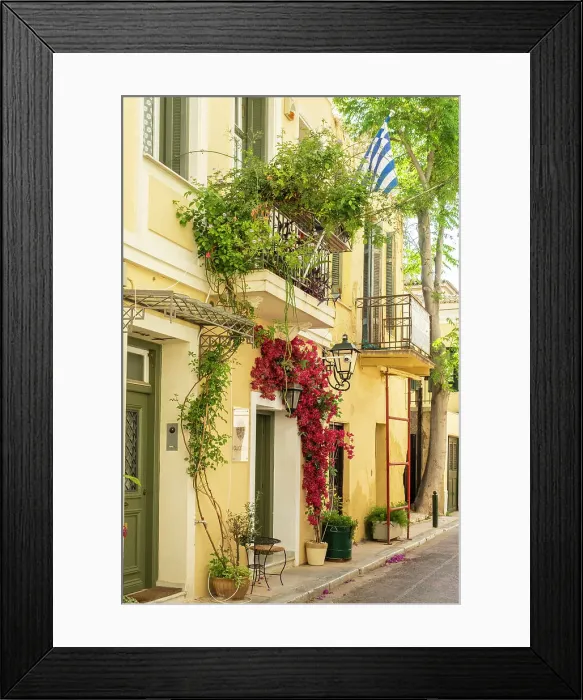 Framed Print : Streets of Plaka, Athens, Greece Framed Print : Streets of Plaka, Athens, Greece