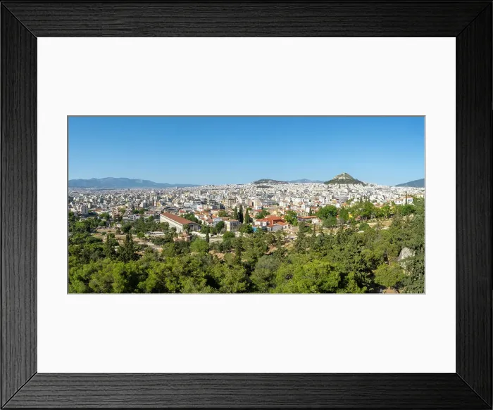 Framed Print : Central Athens from Areopagus Hill, Athens, Greece Framed Print : Central Athens from Areopagus Hill, Athens, Greece