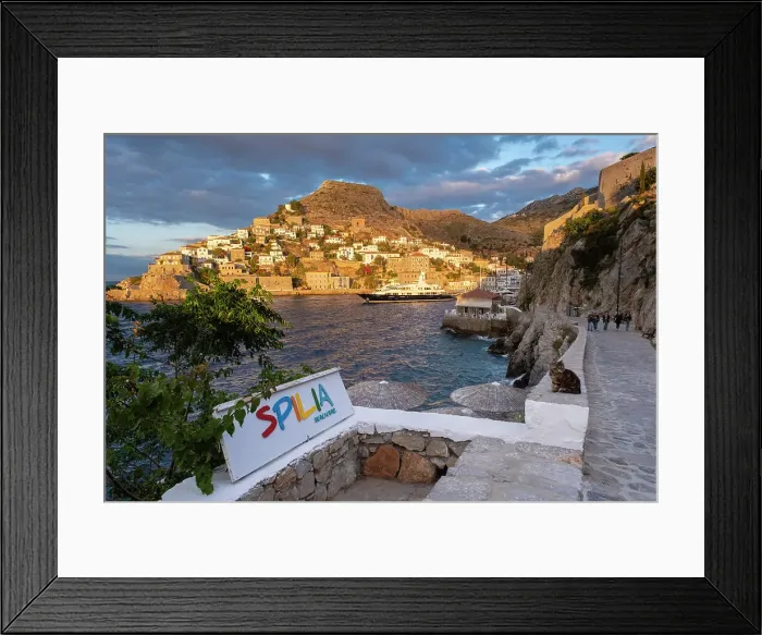 Framed Print : Harbour of Hydra Town, Hydra (Ydra), Saronic Islands, Greece Framed Print : Harbour of Hydra Town, Hydra (Ydra), Saronic Islands, Greece