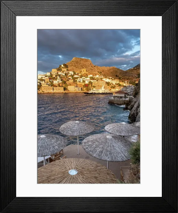 Framed Print : Harbour of Hydra Town, Hydra (Ydra), Saronic Islands, Greece Framed Print : Harbour of Hydra Town, Hydra (Ydra), Saronic Islands, Greece