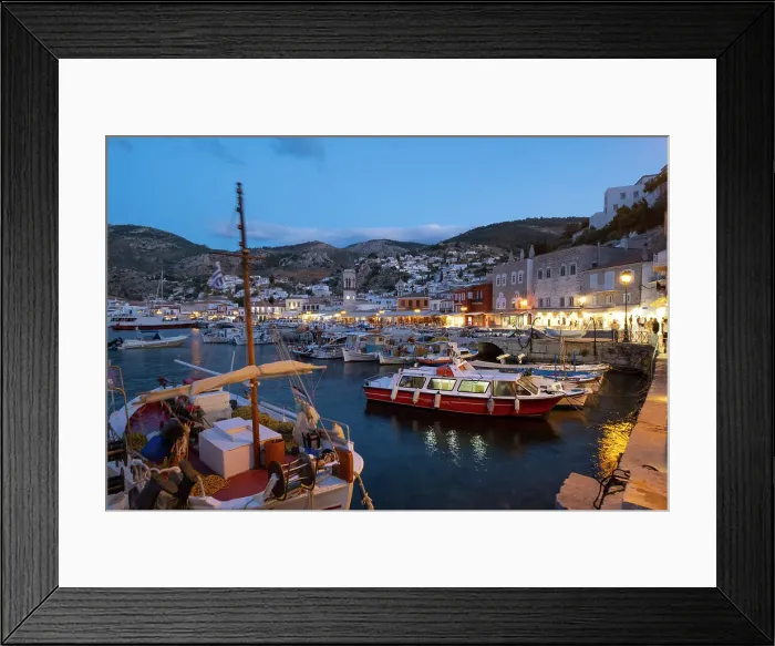 Framed Print : Harbour of Hydra Town, Hydra (Ydra), Saronic Islands, Greece Framed Print : Harbour of Hydra Town, Hydra (Ydra), Saronic Islands, Greece