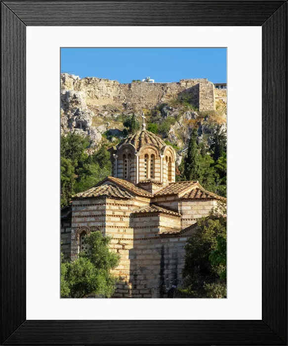 Framed Print : Holy Church of the Holy Apostles of Solakis, Ancient Agora of Athens, Athens, Greece Framed Print : Holy Church of the Holy Apostles of Solakis, Ancient Agora of Athens, Athens, Greece
