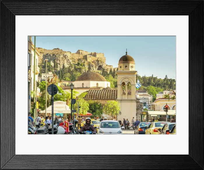 Framed Print : Monastiraki district, Athens, Greece Framed Print : Monastiraki district, Athens, Greece