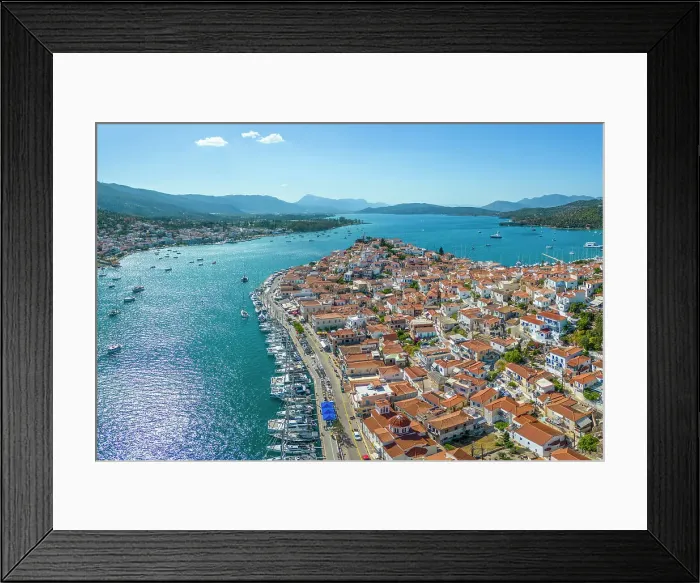 Framed Print : Poros Island, Saronic Islands, Greece Framed Print : Poros Island, Saronic Islands, Greece