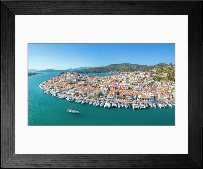 Framed Print : Poros Island, Saronic Islands, Greece Framed Print : Poros Island, Saronic Islands, Greece