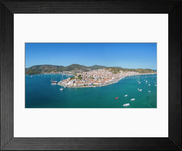 Framed Print : Poros Island, Saronic Islands, Greece Framed Print : Poros Island, Saronic Islands, Greece