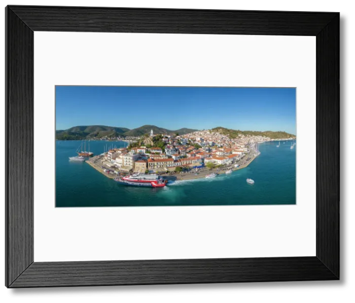 Framed Print : Poros Island, Saronic Islands, Greece Framed Print : Poros Island, Saronic Islands, Greece