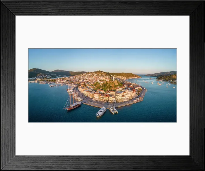 Framed Print : Poros Island, Saronic Islands, Greece Framed Print : Poros Island, Saronic Islands, Greece