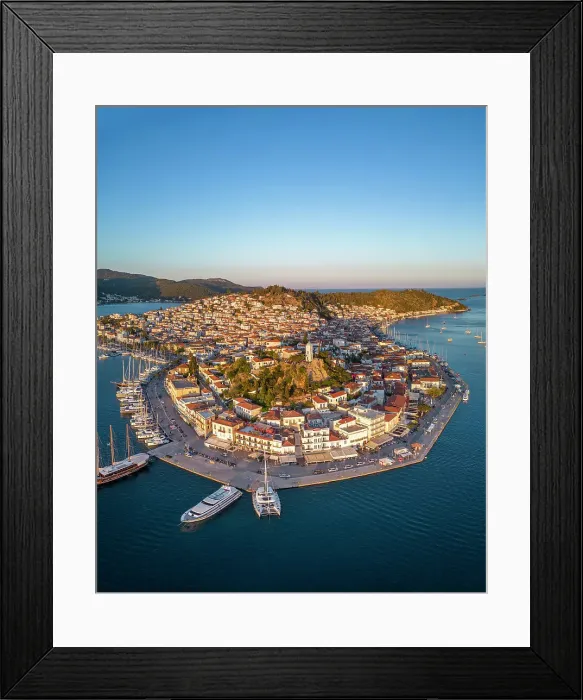 Framed Print : Poros Island, Saronic Islands, Greece Framed Print : Poros Island, Saronic Islands, Greece