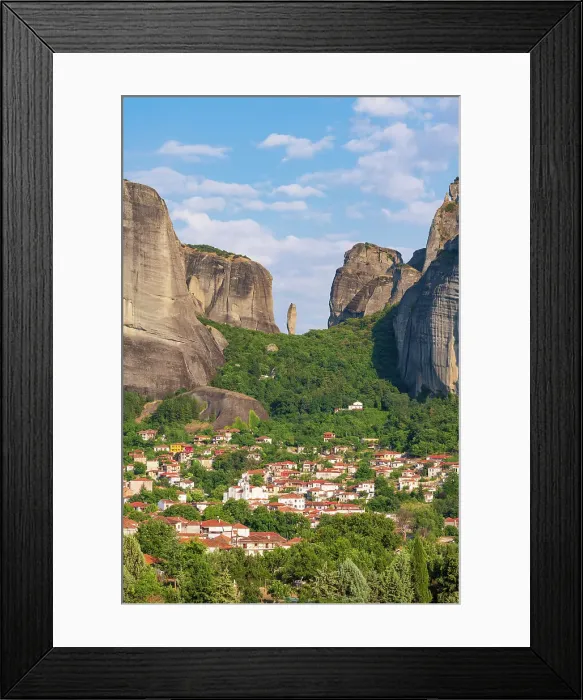 Framed Print : Greece, Thessaly, Meteora (UNESCO World Heritage Site) Framed Print : Greece, Thessaly, Meteora (UNESCO World Heritage Site)