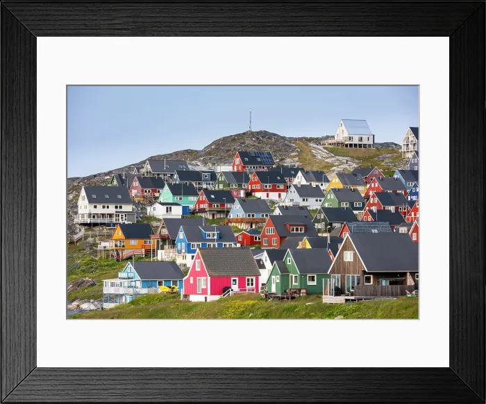 Framed Print : Old Nuuk, Nuuk, Greenland