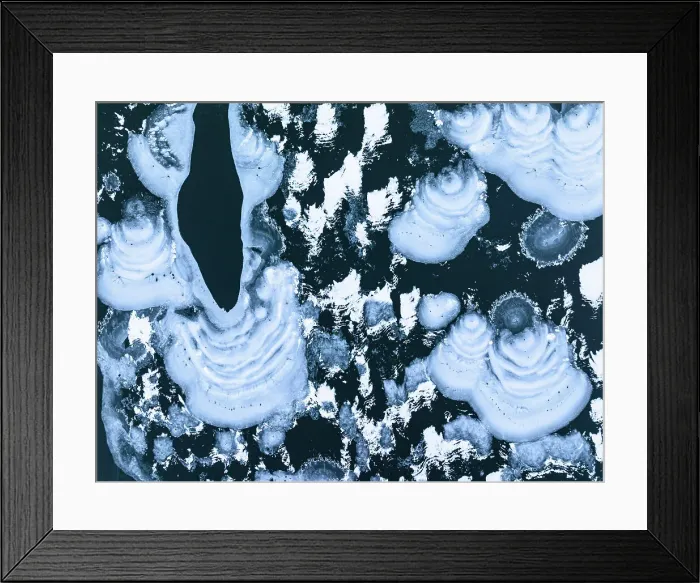 Framed Print : Surreal ice shapes on frozen surface of lake Montespluga, overhead view, Madesimo, Valle Spluga, Valtellina, Lombardy, Italy Framed Print : Surreal ice shapes on frozen surface of lake Montespluga, overhead view, Madesimo, Valle Spluga, Valtellina, Lombardy, Italy
