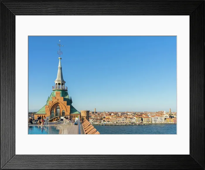 Framed Print : Pool on the Roof of the Hilton Molino Stucky Venice, Giudecca, Venice, Veneto, Italy Framed Print : Pool on the Roof of the Hilton Molino Stucky Venice, Giudecca, Venice, Veneto, Italy