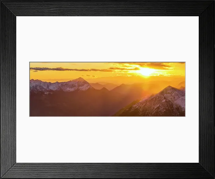 Framed Print : Aerial panoramic view of lower Valtellina and snowcapped Monte Legnone at sunset in autumn, Lombardy, Italy Framed Print : Aerial panoramic view of lower Valtellina and snowcapped Monte Legnone at sunset in autumn, Lombardy, Italy