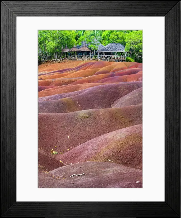 Framed Print : Chamarel Seven Colored Earth Geopark, Black River (Riviere Noire), Mauritius Framed Print : Chamarel Seven Colored Earth Geopark, Black River (Riviere Noire), Mauritius