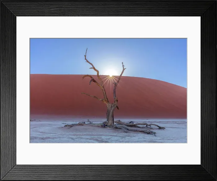 Framed Print : Sunrise over Deadvlei salt pan, Sossuvlei, Namib Naukluft National Park, Namibia, Africa Framed Print : Sunrise over Deadvlei salt pan, Sossuvlei, Namib Naukluft National Park, Namibia, Africa