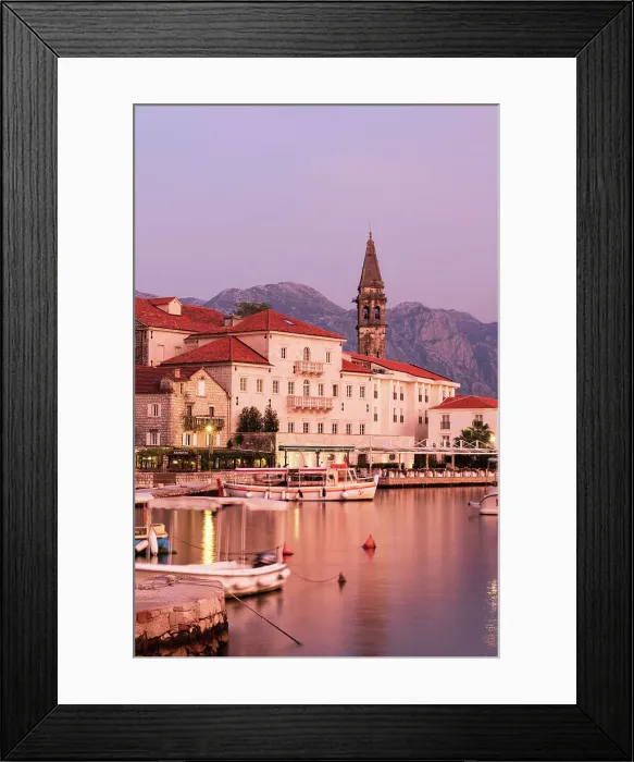 Framed Print : Perast, Kotor Bay, Montenegro Framed Print : Perast, Kotor Bay, Montenegro