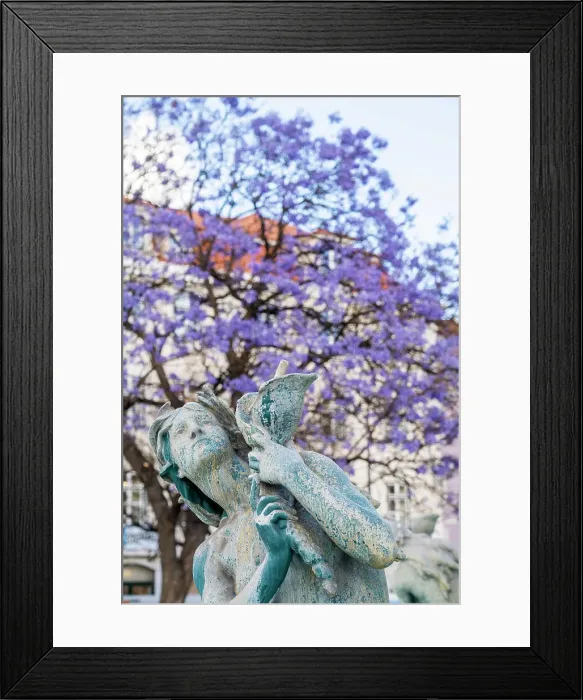 Framed Print : Fountain of Rossio in Dom Pedro IV Square, Lisbon, Portugal, Europe Framed Print : Fountain of Rossio in Dom Pedro IV Square, Lisbon, Portugal, Europe