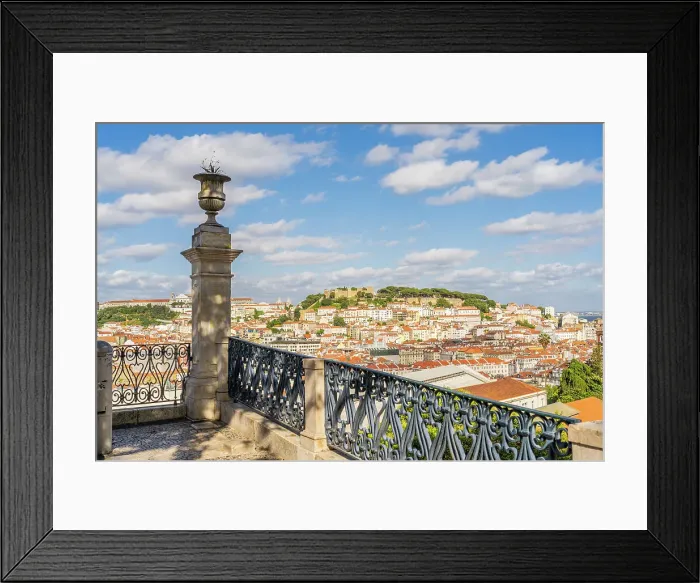 Framed Print : Miradouro de Sao Pedro de Alcantara, Lisbon, Portugal, Europe Framed Print : Miradouro de Sao Pedro de Alcantara, Lisbon, Portugal, Europe