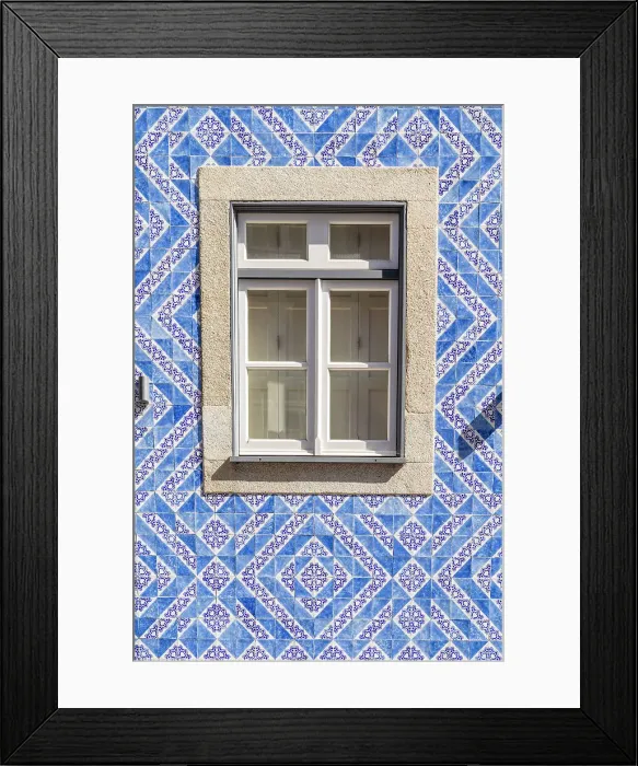 Framed Print : Window and ceramic tiles, Porto, Portugal, Europe Framed Print : Window and ceramic tiles, Porto, Portugal, Europe