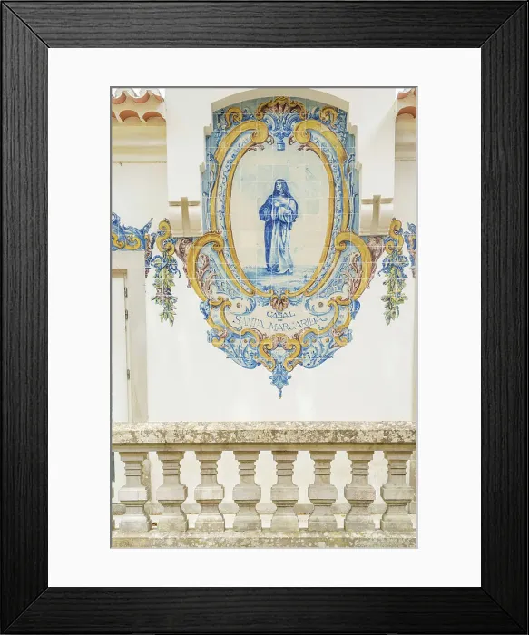 Framed Print : Tiles on a wall in Sintra, Portugal, Europe Framed Print : Tiles on a wall in Sintra, Portugal, Europe