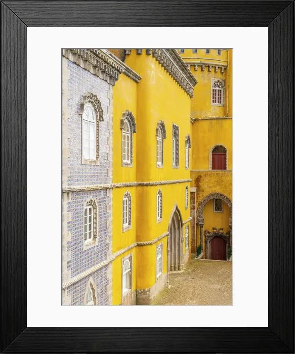 Framed Print : National Palace of Pena, Sintra, Portugal, Europe Framed Print : National Palace of Pena, Sintra, Portugal, Europe