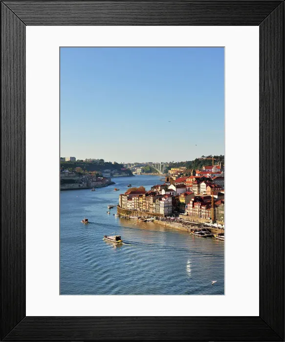 Framed Print : Ribeira district, facing the Douro river, a Unesco World Heritage Site. Oporto, Portugal Framed Print : Ribeira district, facing the Douro river, a Unesco World Heritage Site. Oporto, Portugal