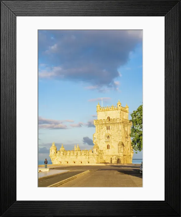 Framed Print : Belem Tower also known as The Tower of Saint Vincent, UNESCO World Heritage, Lisbon, Portugal, Europe