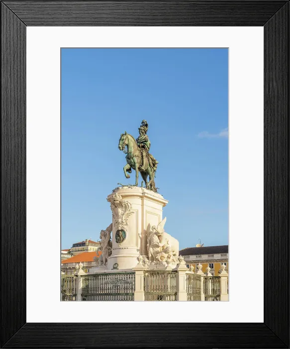 Framed Print : Equestrian Statue of King Jose I in Praca do Comercio, Lisbon, Portugal, Europe Framed Print : Equestrian Statue of King Jose I in Praca do Comercio, Lisbon, Portugal, Europe