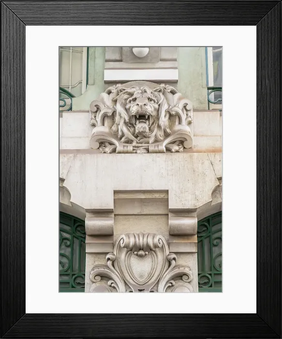 Framed Print : A beautiful building on Rua da Conceicao, Lisbon, Portugal, Europe Framed Print : A beautiful building on Rua da Conceicao, Lisbon, Portugal, Europe