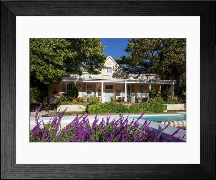 Framed Print : Aubergre Clermont wine estate, Franschhoek, Western Cape, South Africa Framed Print : Aubergre Clermont wine estate, Franschhoek, Western Cape, South Africa