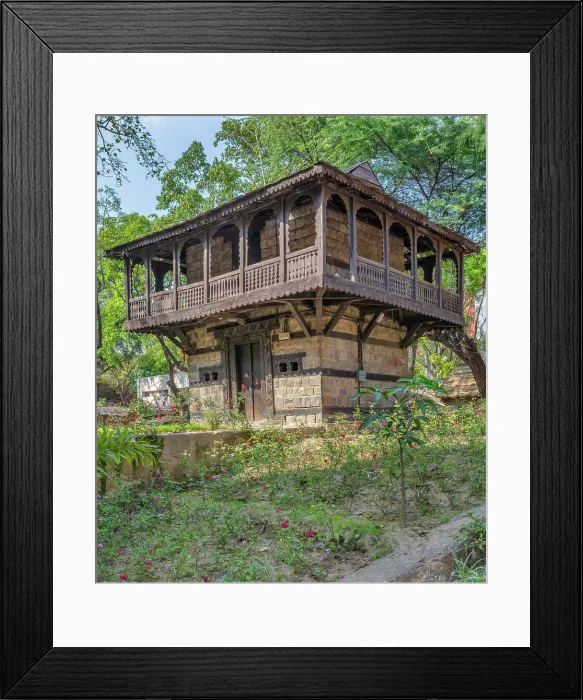 Framed Print : Kulu hut, Himachal Pradesh, National Crafts Museum, New Delhi, India Framed Print : Kulu hut, Himachal Pradesh, National Crafts Museum, New Delhi, India