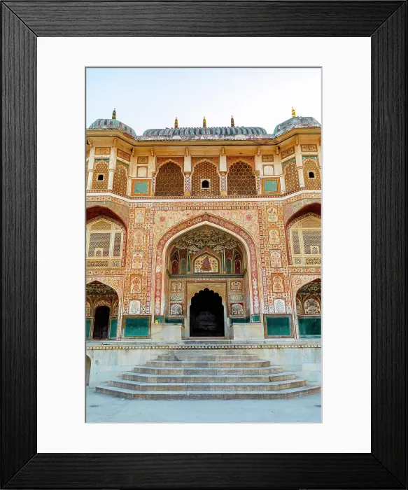 Framed Print : Ganesh Pol Entrance, Amber Fort, Amer, Rajasthan, India Framed Print : Ganesh Pol Entrance, Amber Fort, Amer, Rajasthan, India